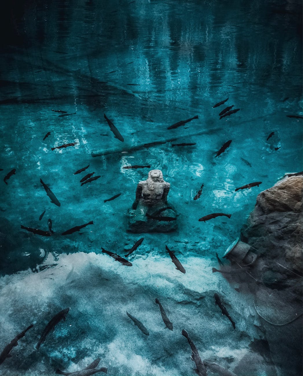 La ninfa del lago azul. Descubre su leyenda en Blausee.